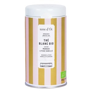 Thé blanc bio mangue litchi vanille