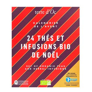 Calendrier de l'Avent thés bio de Noël