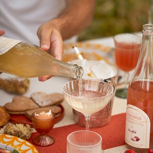 Pétillant raisin blanc et noix