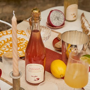 Pétillant rose et gingembre