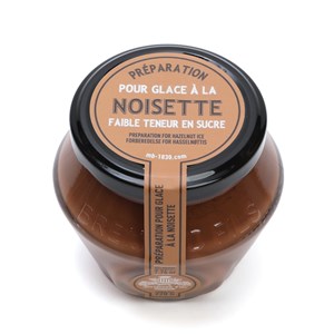 Préparation pour glace à la noisette