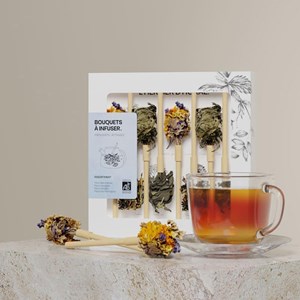 8 bouquets de fleurs séchées à infuser