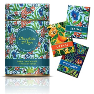 Boîte de chocolats dégustation