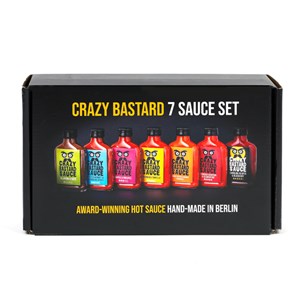 7 sauces piquantes Crazy Bastards