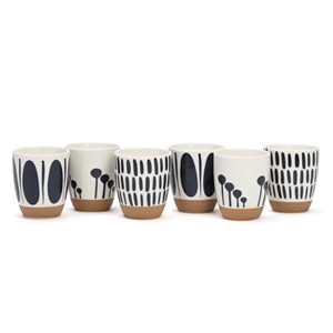 Coffret 6 tasses à café Mykonos