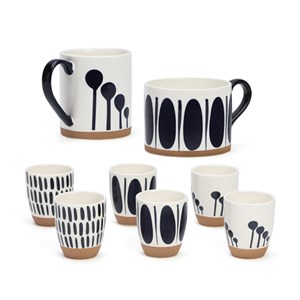 Coffret 6 tasses à café Mykonos