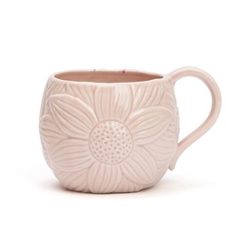 Mug fleur en grès