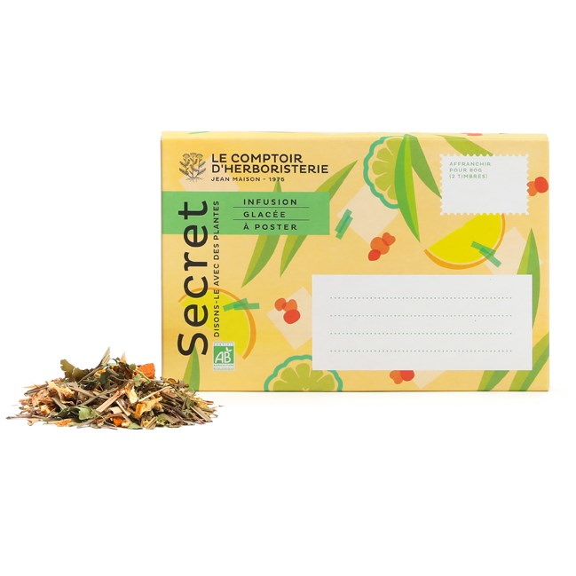 Carte postale infusion Secret