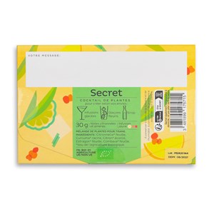 Carte postale infusion Secret