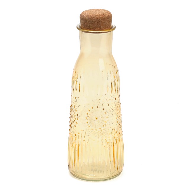 Carafe en verre coloré