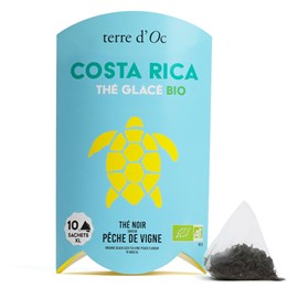 Thé glacé bio pêche de vigne Costa Rica