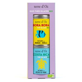 Duo thés glacés Bora Bora et Costa Rica