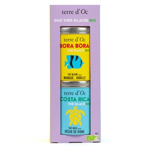 Duo thés glacés Bora Bora et Costa Rica