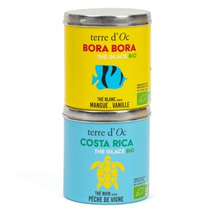 Duo thés glacés Bora Bora et Costa Rica