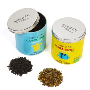 Duo thés glacés Bora Bora et Costa Rica