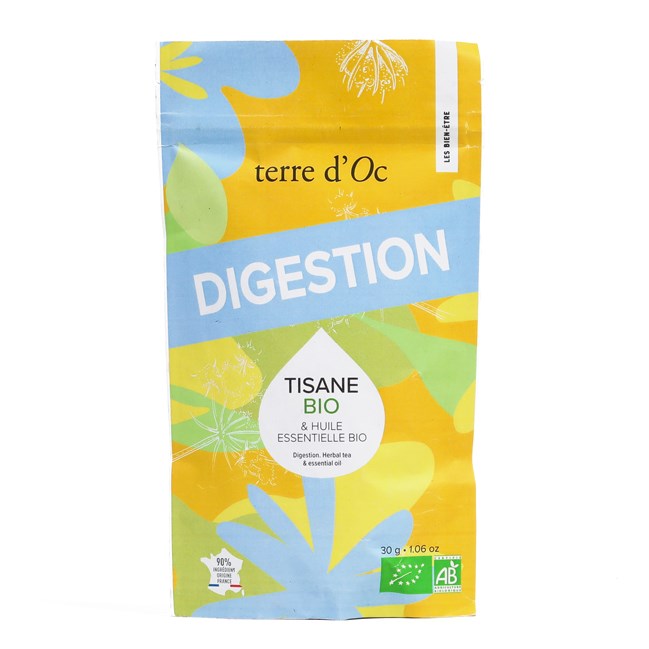 Tisane bio huile essentielle Digestion