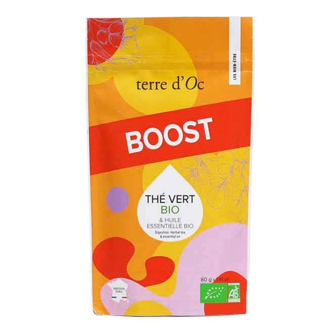 Thé vert bio huile essentielle Boost