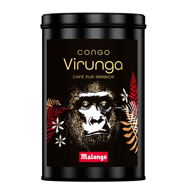 Café moulu Congo Virunga Malongo