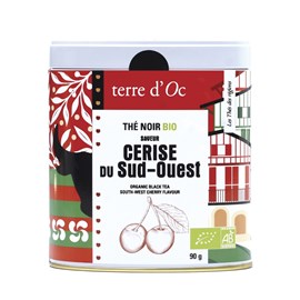 Thé noir cerise du Sud-Ouest bio