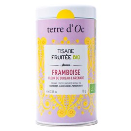 Tisane bio framboise sureau grenade