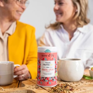 Tisane fraise litchi basilic bio