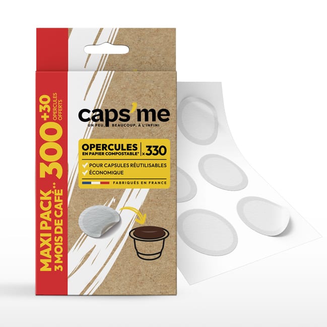 Pack éco 330 opercules Caps Me