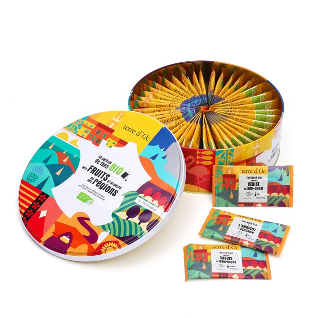 Coffret infusettes Thés des régions bio