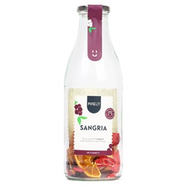Carafe pour préparation de sangria rouge