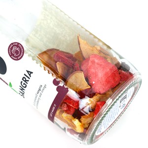 Carafe pour préparation de sangria rouge