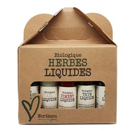 Coffret 10 herbes aromatiques liquides