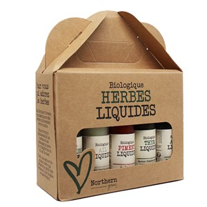 Coffret 10 herbes aromatiques liquides