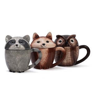 Mug animal de la forêt Raton laveur