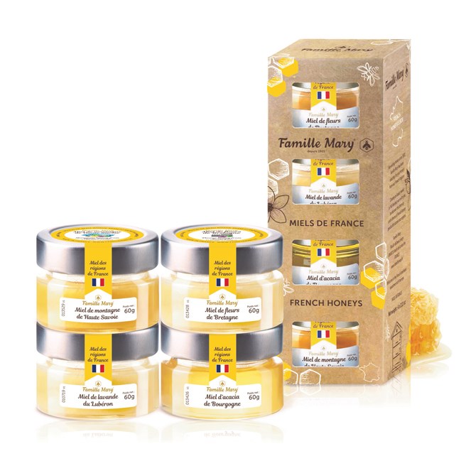 Coffret 4 miels français