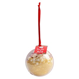 Boule de Noël chocolat chaud à préparer