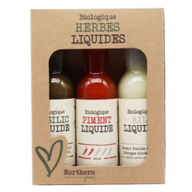 Coffret 3 herbes aromatiques liquides