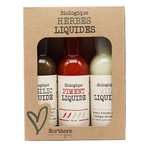 Coffret 3 herbes aromatiques liquides