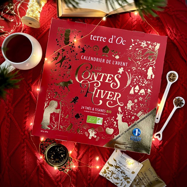 Calendrier de l'Avent thés & tisanes bio