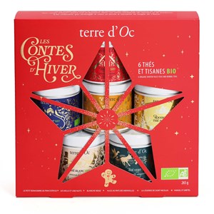 Coffret 6 thés de Noël bio