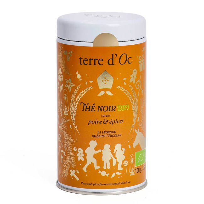Thé noir bio poire épices