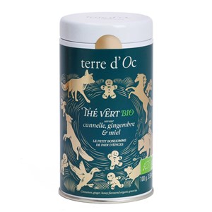 Thé vert bio gingembre cannelle miel