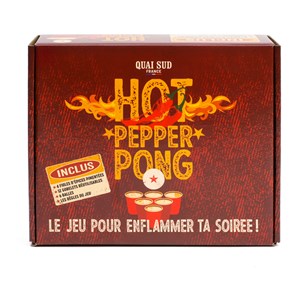 Coffret jeu 4 piments Hot pepper pong