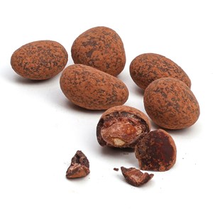 Amandes chocolatées au piment
