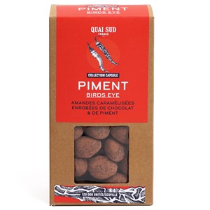 Amandes chocolatées au piment