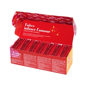 Coffret 28 thés et infusions bio jeux et défis sensuels terre d'Oc