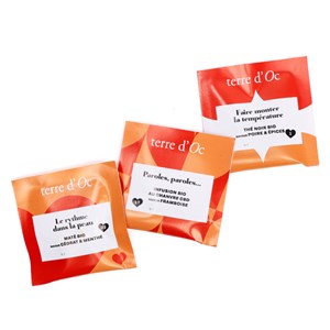 Coffret 28 thés et infusions bio jeux et défis sensuels terre d'Oc