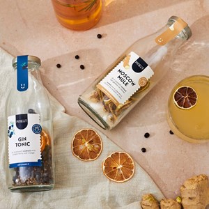 Duo cocktail Gin Tonic Moscow Mule