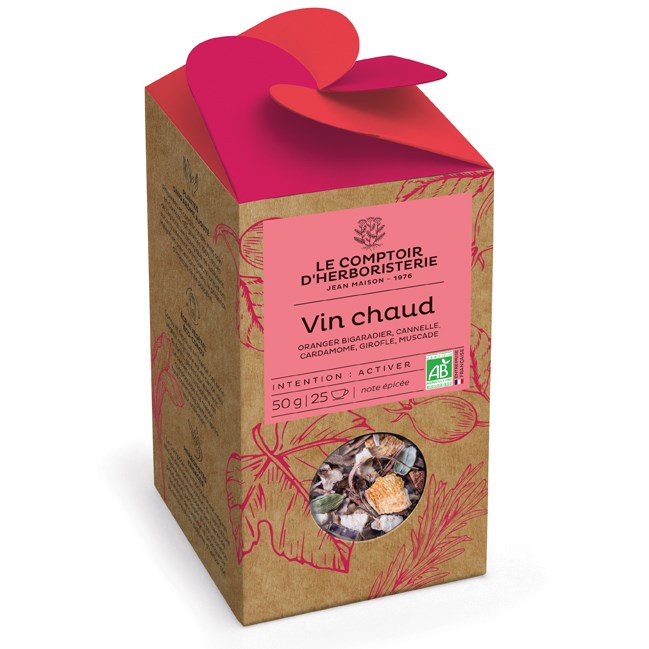 Préparation pour tisane d'hiver épicée ou vin chaud bio