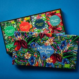 Coffret chocolat noir bio et équitable