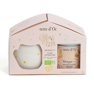 Coffret thé blanc bio et mug