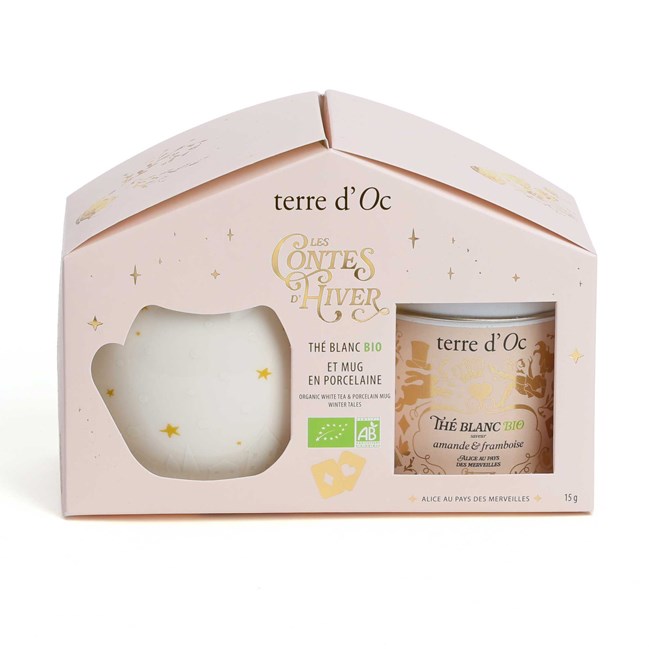 Coffret thé blanc bio et mug